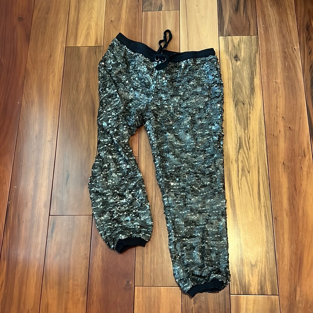 Free people size s sequin joggers